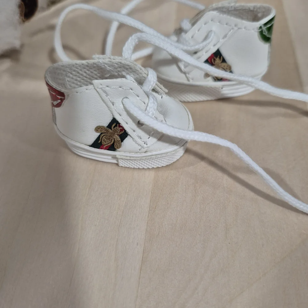 🎊🎊NEW🎊🎊 ADORABLE!! LABUBU Tennis Shoes In WHITE, RED AND GREEN